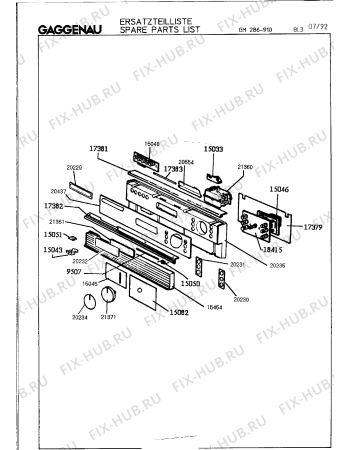 Схема №10 GM286910 с изображением Мотор для посудомойки Bosch 00141463