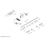 Схема №7 FRS4411ESL с изображением Панель управления для плиты (духовки) Bosch 11008670