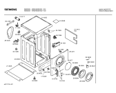 Схема №4 WM24000IN Siemens WM 2000 с изображением Ручка для стиралки Siemens 00481285