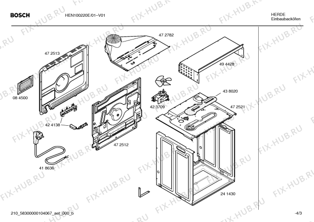 Схема №4 HEV100320 с изображением Кнопка для плиты (духовки) Bosch 00425763