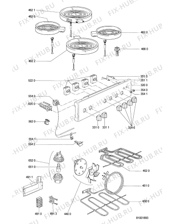 Схема №2 SLZK 5644 FH WS с изображением Кнопка для духового шкафа Whirlpool 481241128716