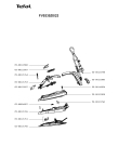 Схема №1 FV5335Z0/23 с изображением Ручка для электропарогенератора Tefal CS-00122748