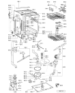 Схема №2 ADG 7557/2 с изображением Обшивка для электропосудомоечной машины Whirlpool 480140101261