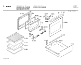 Схема №4 0750081019 HES522G с изображением Панель для плиты (духовки) Bosch 00116971