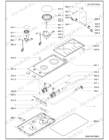 Схема №1 AKT 301 IX с изображением Труба для электропечи Whirlpool 481231039036