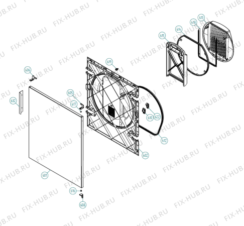 Взрыв-схема стиральной машины Gorenje T3000Fi SE   -Grey interface #92050750 (338499, TD60.C) - Схема узла 06