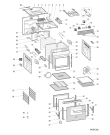 Схема №1 OS897DPIXHP (F061072) с изображением Дверь (стекло) духовки для плиты (духовки) Indesit C00274535