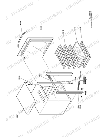 Схема №2 KRVX 6030 с изображением Другое для холодильной камеры Whirlpool 482000012902