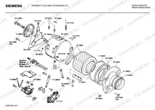 Схема №5 WFK5730 с изображением Терморегулятор для стиралки Bosch 00056756