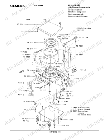 Схема №1 RW300G4 с изображением Адаптер для аудиотехники Siemens 00757137