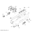 Схема №6 SRIKBH5 с изображением Передняя панель для посудомоечной машины Bosch 00448315