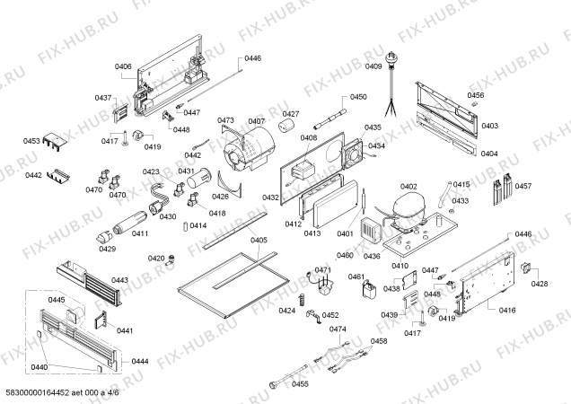 Схема №6 FID18MIIL6 с изображением Силовой модуль для холодильника Bosch 00709489