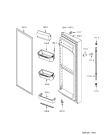 Схема №8 S25C FTT3 X с изображением Дверца для холодильной камеры Whirlpool 481241619496