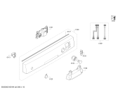 Схема №6 SN25E812RU с изображением Передняя панель для посудомоечной машины Siemens 00740819