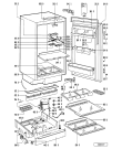 Схема №1 KGK 8535U с изображением Обрамление полки для холодильной камеры Whirlpool 481245818291
