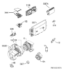 Схема №14 F56390VI1 с изображением Блок управления для электропосудомоечной машины Aeg 973911536163000