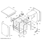 Схема №6 SGS84M22 Exclusiv VarioFlex с изображением Передняя панель для электропосудомоечной машины Bosch 00442971