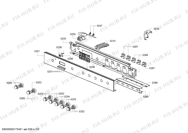 Схема №5 HY738356M с изображением Кронштейн для электропечи Siemens 00629907