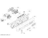 Схема №5 SE2HNH4 с изображением Передняя панель для посудомоечной машины Bosch 00445479