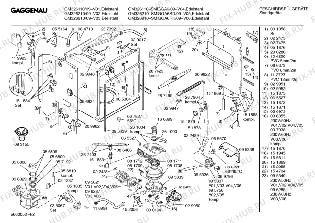 Схема №4 GM326910 с изображением Переключатель режимов для посудомойки Bosch 00262179