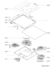 Схема №1 AKT 820/IX с изображением Фитинг для плиты (духовки) Whirlpool 481240449701