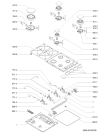 Схема №1 AKM200/GR с изображением Кнопка для плиты (духовки) Whirlpool 481241248026