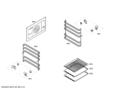 Схема №5 HCE744263R с изображением Панель управления для духового шкафа Bosch 00700322