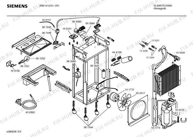 Схема №3 2NK1412 с изображением Фильтр из пенистого материала для электропечи Bosch 00362297
