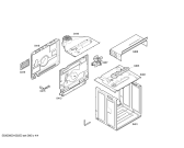 Схема №4 E10SU12 с изображением Накладка для плиты (духовки) Bosch 00162455