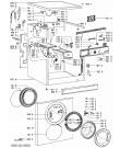 Схема №2 AWM 5614 с изображением Микромодуль для стиральной машины Whirlpool 480111100142