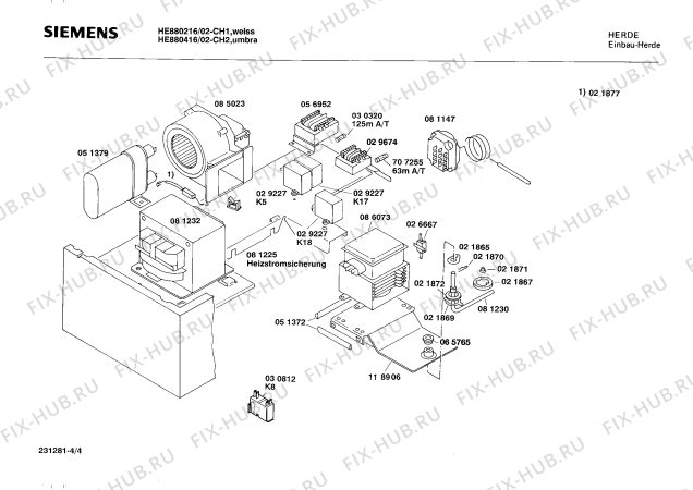 Схема №4 HE880416 с изображением Кнопка для плиты (духовки) Siemens 00030329