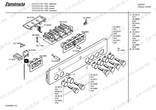 Схема №4 CH15710 с изображением Хомут для духового шкафа Bosch 00182672