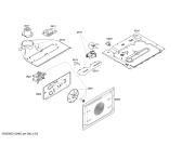 Схема №6 E1452N0 MEGA1452N с изображением Панель управления для плиты (духовки) Bosch 00665173