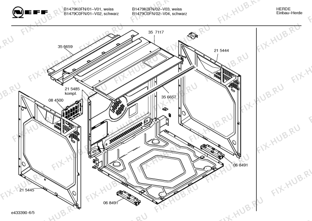 Схема №4 B1479C0FN с изображением Внешняя дверь для плиты (духовки) Bosch 00216651