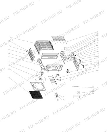 Схема №1 DEFS 80 EXU с изображением Труба для климатотехники DELONGHI GR3103941