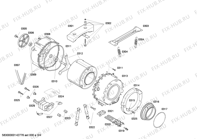 Схема №4 WM10E260GR с изображением Панель управления для стиралки Siemens 00677333