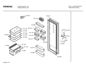 Схема №3 KS34K400SD с изображением Передняя панель для холодильника Siemens 00366203