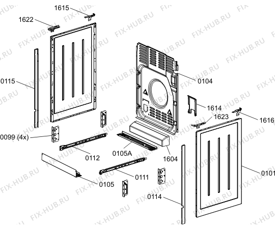 Взрыв-схема плиты (духовки) Gorenje EITP6574XPD (731808, FI61PG-DTN42) - Схема узла 02