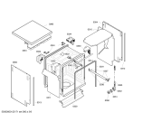 Схема №6 SE24M851GB с изображением Передняя панель для посудомойки Siemens 00665368