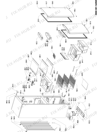 Схема №1 WBE3111AW (F090404) с изображением Инструкция по эксплуатации для холодильника Indesit C00347044