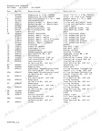 Схема №3 KE282624 с изображением Варочная панель для печи Bosch 00097701