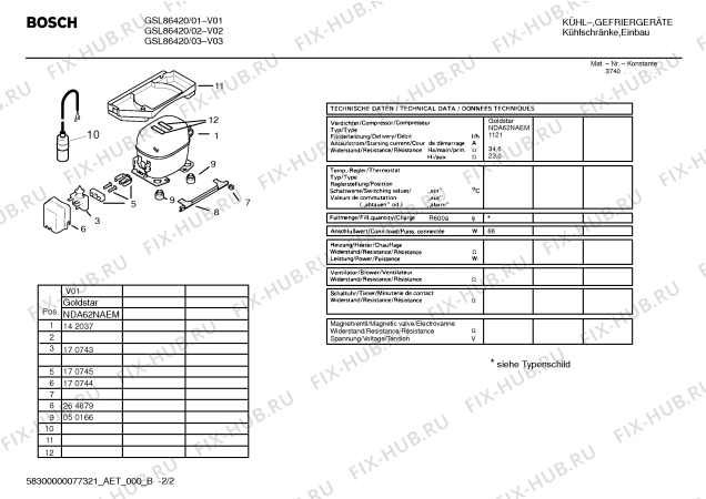 Схема №2 KTR18460NL с изображением Держатель для холодильника Bosch 00432676
