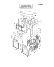 Схема №2 C911N1CPCKDHA (F056786) с изображением Дверь (стекло) духовки для духового шкафа Indesit C00266371