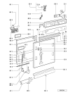 Схема №1 ADL 938 NB с изображением Панель для электропосудомоечной машины Whirlpool 481245371142