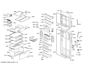 Схема №3 KDN44P00BR с изображением Вставка для холодильной камеры Bosch 00641563