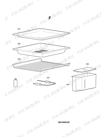 Схема №7 SPC 8360/1 IN с изображением Всякое для плиты (духовки) Whirlpool 480121102254