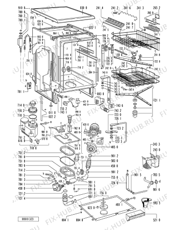 Схема №2 GSF STUTTGART с изображением Модуль (плата) управления для посудомоечной машины Whirlpool 481221478223