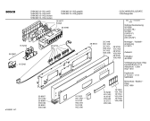 Схема №5 SHI4306 с изображением Вкладыш в панель для электропосудомоечной машины Bosch 00299705
