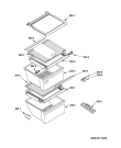 Схема №8 KSN 4051/A с изображением Держатель для холодильной камеры Whirlpool 481246228719
