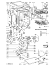 Схема №2 ADP 2440 WH с изображением Обшивка для посудомойки Whirlpool 481245370707